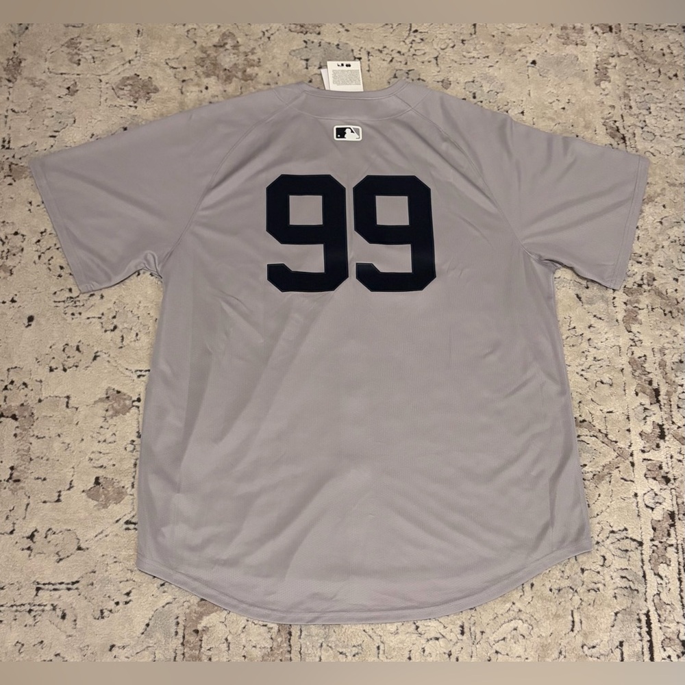 Nike Authentic New York Yankees Aaron Judge #99 Gray Baseball Jersey Men’s Sz XL